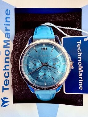 Technomarine Turquoise Blue Multifunction Chronograph Watch